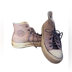 Converse Chuck Taylor All Star High‎ Tops | Women’s 8 | Light Lavender